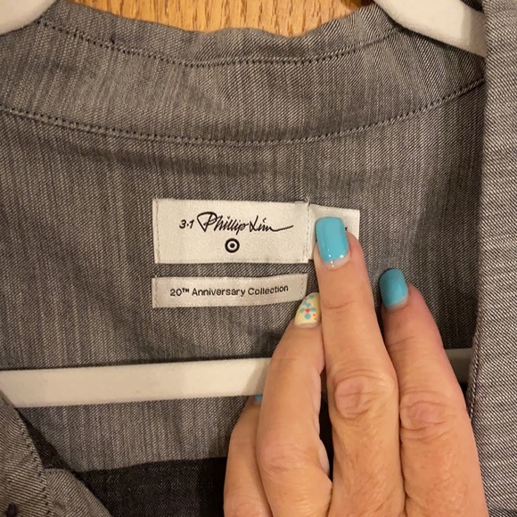 NWT Phillip Lim - Men’s versatile heather gray and black shirt - Picture 8 of 11